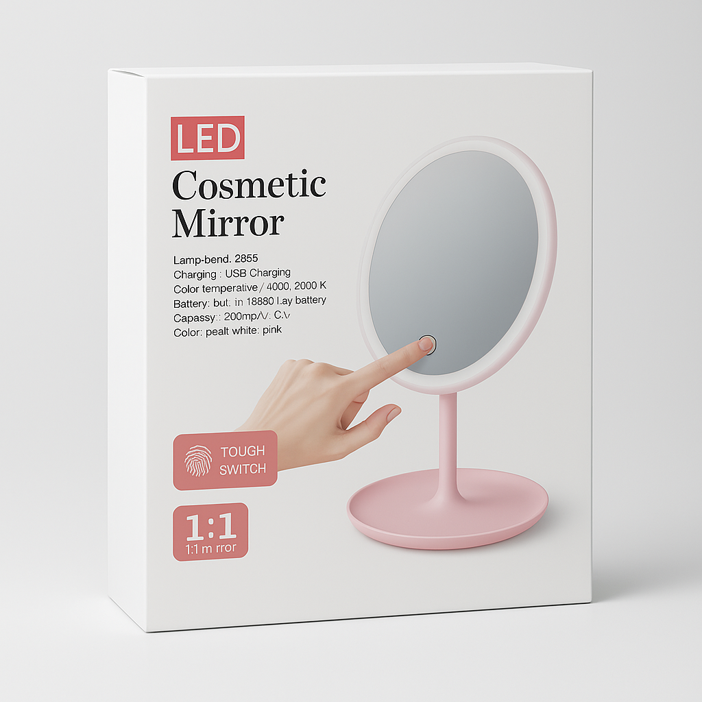 blenzino – Miroir Éclairant Rechargeable