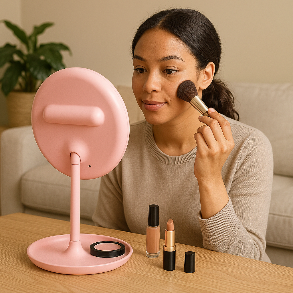blenzino – Miroir Éclairant Rechargeable