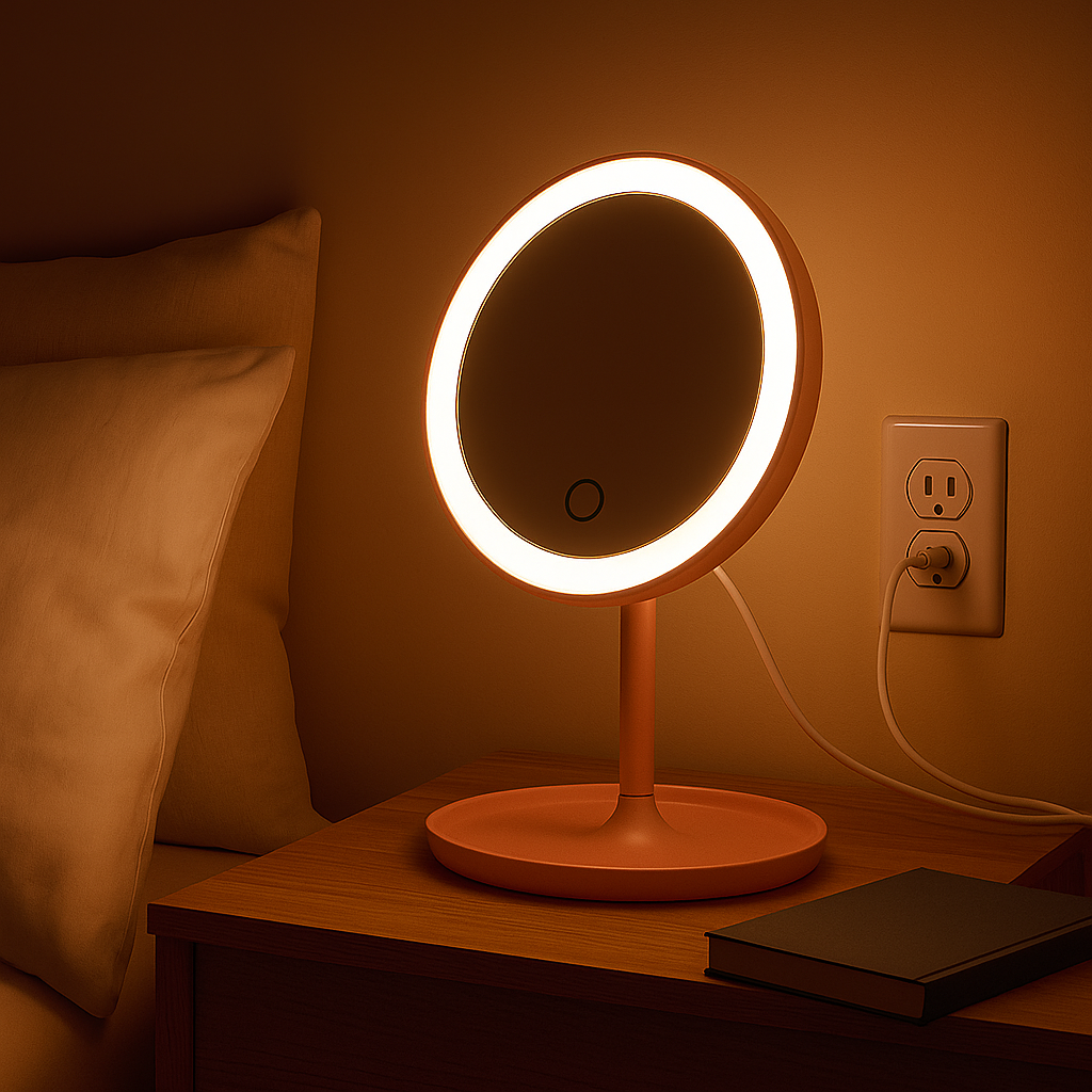 blenzino – Miroir Éclairant Rechargeable