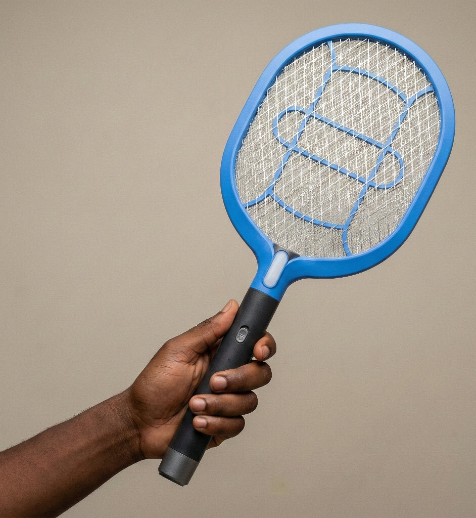 raquette électrique anti‑moustiques
