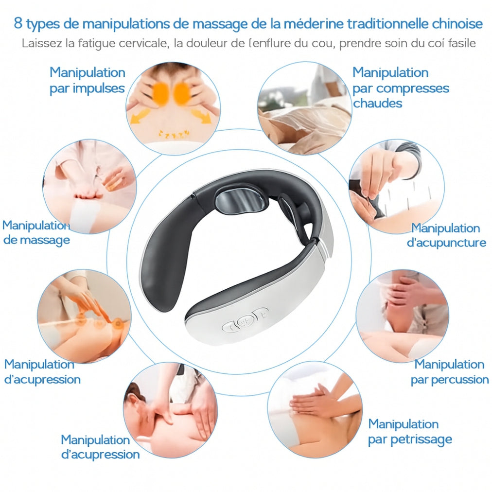 Masseur de Cou Chauffant